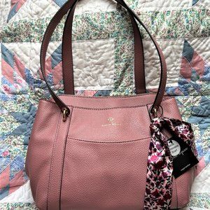 Nanette Lepore Triple Section Purse W Scarf